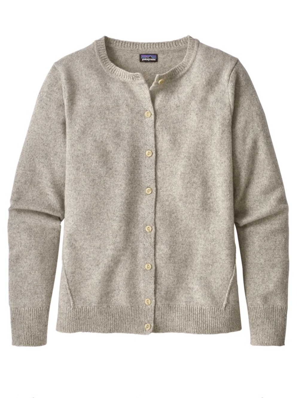 Patagonia Recycled Cashmere Cardigan in Birch White Sz S